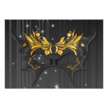 Masquerade Ball Wedding RSVP Card
