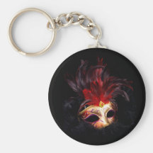 Masquerade Mask Keychain