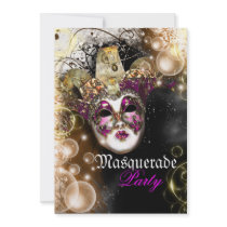 Masquerade mask venetian mardi gras party