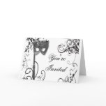 Masquerade Mystique black and white Cards