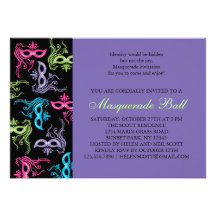 Masquerade Party Invitation