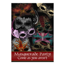 Masquerade Party Invitations