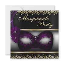 Masquerade Party Invite
