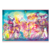 MASQUERADE PARTY,MARDI GRAS MASKS,DANCE ,MUSIC PERSONALIZED ANNOUNCEMENT