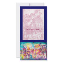 MASQUERADE PARTY,Mardi Gras Masks,Dance,Music Picture Card