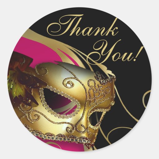 Masquerade Party Sticker