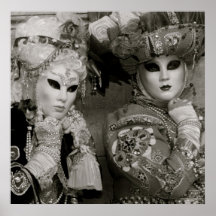 Masques de Venezia de Di de Carnavale I Affiches