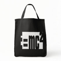 Mass–energy equivalence tote bag