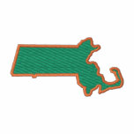 Massachusetts embroidered shirts