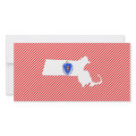 Massachusetts Flag Map photo cards