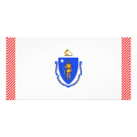 Massachusetts Flag photo cards