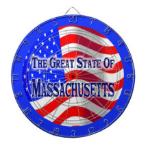 Massachusetts State Dartboard