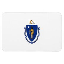Massachusetts State Flag Magnet