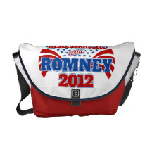 Massachusetts with Romney 2012 Courier Bags