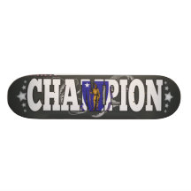 Massachusettsan and a Champion Skateboard Decks
