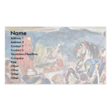 Massacre At Chios (Study) Business Card