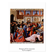Massacre Of The Innocents By Fra Angelico Post Cards