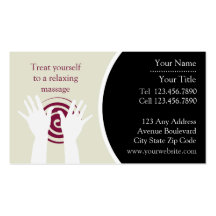 Massage Business Card