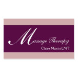 Massage Business Cards
