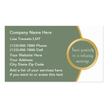 Massage Business Cards
