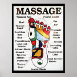 Massage de pied/thérapie thaïlandais de réflexothé affiches