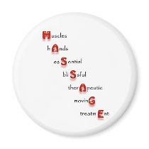 MASSAGE+gifts Refrigerator Magnet