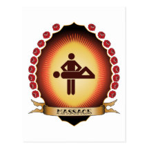 Massage Mandorla Post Cards