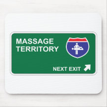 Massage Next Exit Mouse Mat