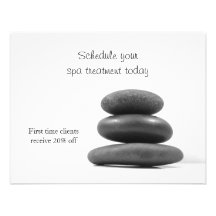 Massage Stones Personalized Invite