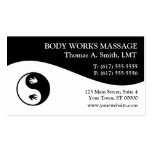 Massage Therapist Business Cards