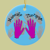 Massage Therapist Christmas Ornament ornaments