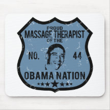 Massage Therapist Obama Nation Mouse Pads