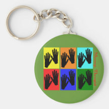 Massage Therapist Pop Art Gifts Keychains