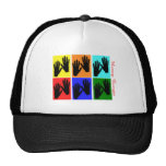 Massage Therapist Pop Art Gifts Mesh Hats