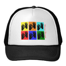 Massage Therapist Pop Art Gifts Mesh Hats