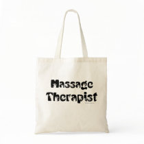 Massage Therapist Reusable Cotton Canvas Tote Bag