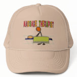 Massage Therapist Stick People Design  Gifts Mesh Hats