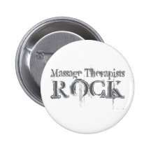 Massage Therapists Rock Pin
