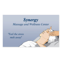 Massage Therapy business card