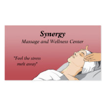 Massage Therapy business card
