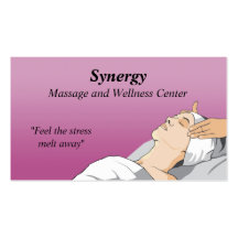 Massage Therapy business card