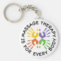 Massage Therapy Is For Every Body Keychain