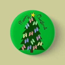Massage Therapy MERRY CHRISTMAS Gifts buttons