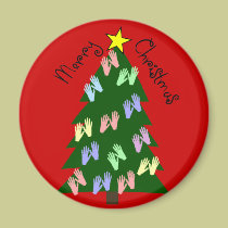 Massage Therapy MERRY CHRISTMAS Gifts magnets