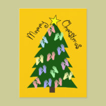 Massage Therapy MERRY CHRISTMAS Gifts postcards