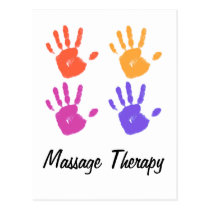 Massage Therapy postcard postcards