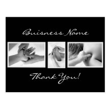Massage Therapy Thank You Card Post Card
