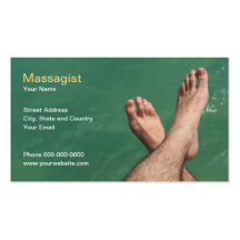 Massagist Business Card