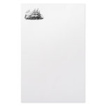 Masted Ship Stationary Stationery Design