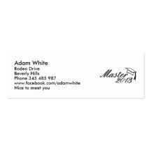 Master 2013 business card template